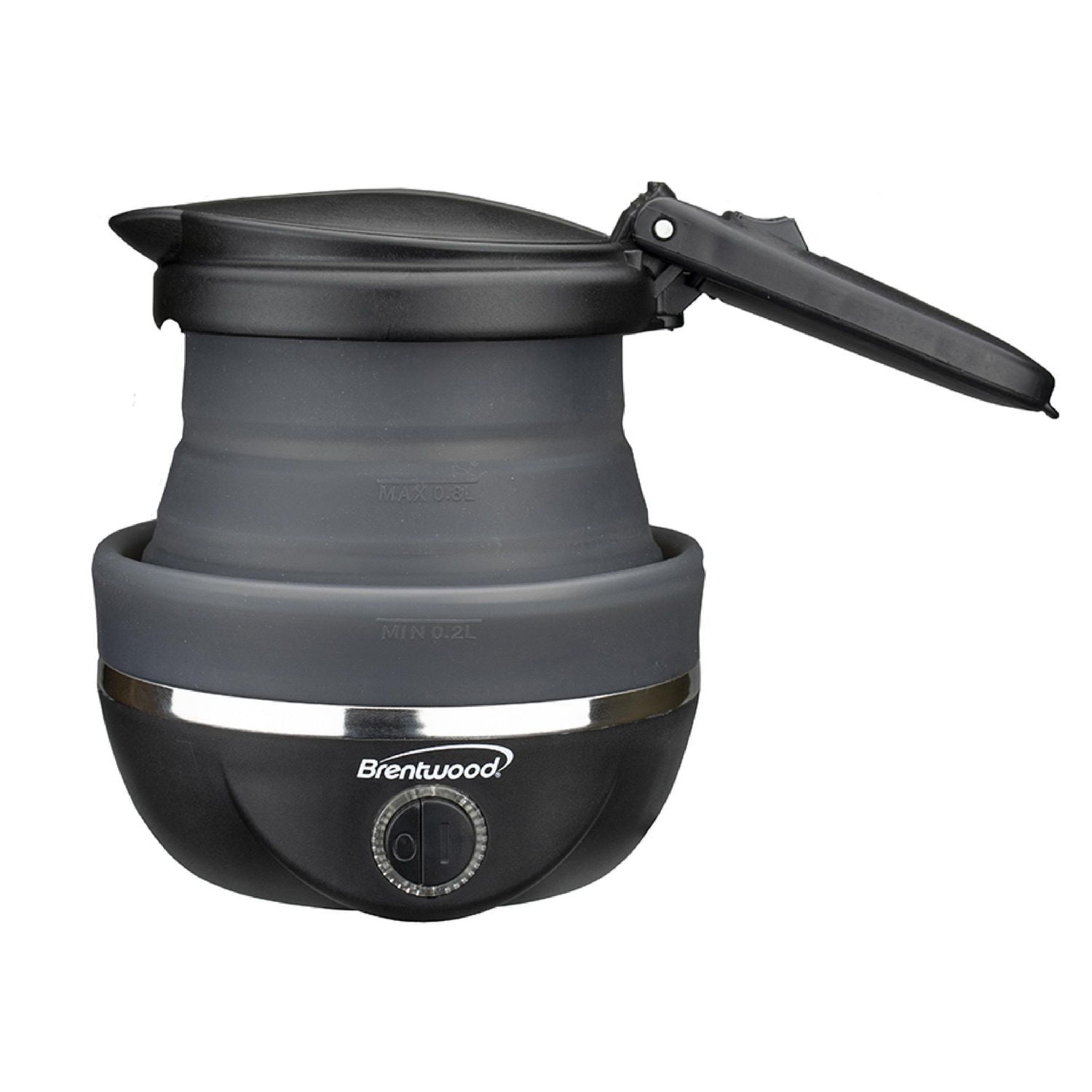 Bouilloire de voyage Brentwood pliable de 0.8L