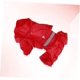 thumbnail image 4 of Mono impermeable ajustable para perro, chaqueta impermeable con tiras reflectantes seguras, rojo, L-abrigo de invierno para perro a prueba de nieve, Poncho con capucha, 4 of 5