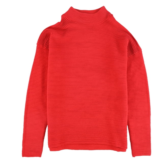 bar III Chandail Texturé pour Femmes, Rouge, Moyen