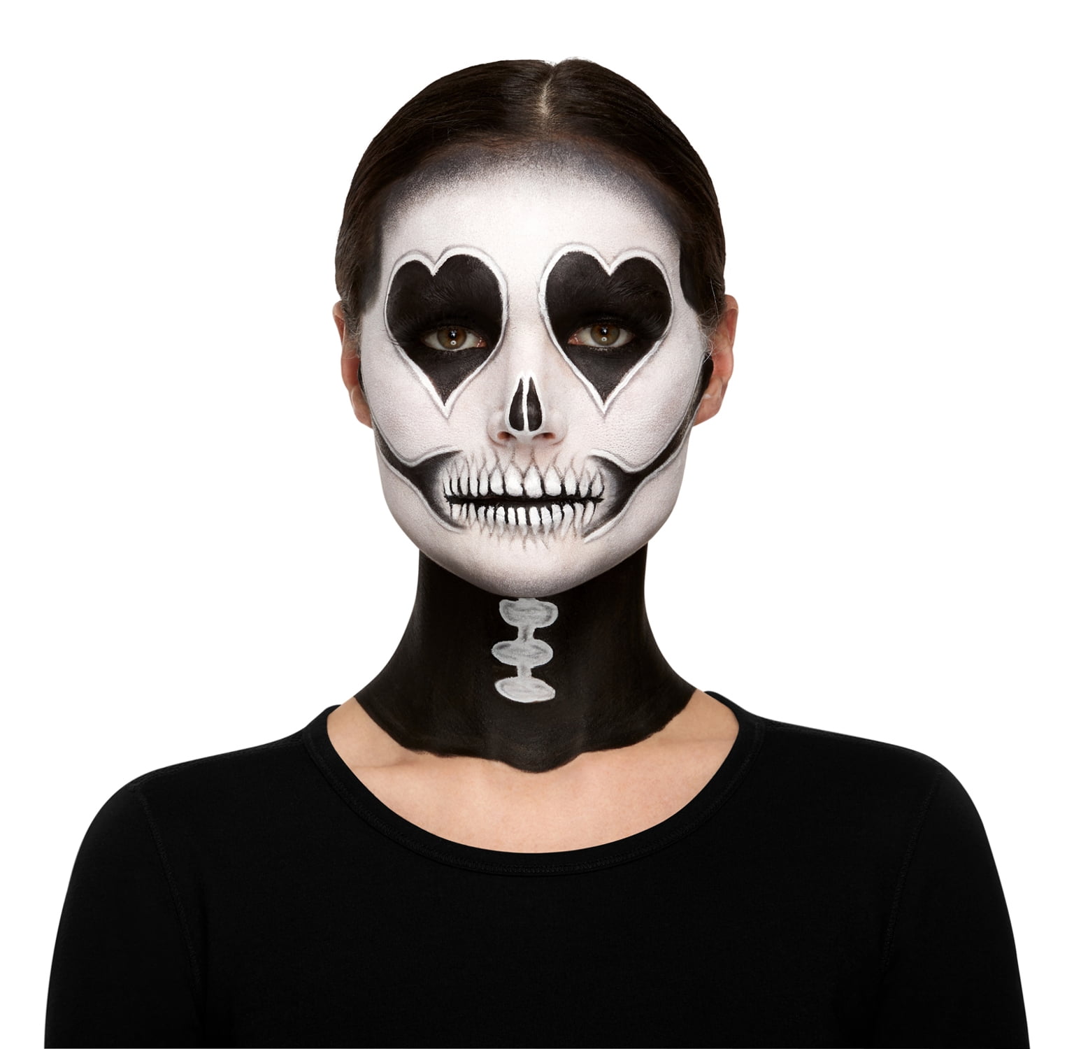 Skeleton Make-Up Kit, 4 Pieces, Halloween Costume Accessory for Adults, by Rubies