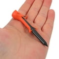 thumbnail image 5 of OUNONA 10Pcs Durable Orange Plastic Golf Tees with Angled Base for Driving Range and Home Practice, 5 of 8