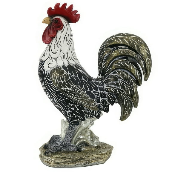 FC Design 12"H Campine Rooster Figurine Statue Sculpture Ornament Decoration Home/Room Decor and Unique Gift Ideas for Housewarming, Holidays and Birthdays