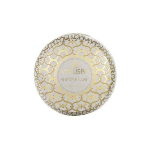 Voluspa Maison Blanc Suede Blanc 2 Wick Candle