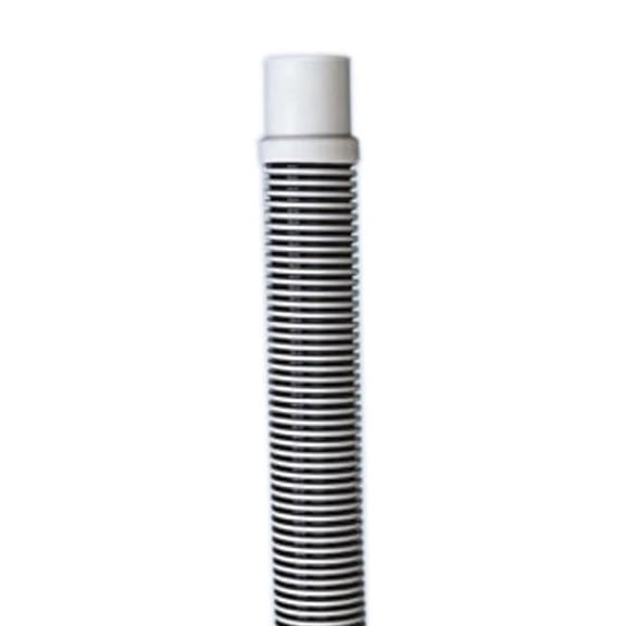 Plastiflex FC1512 1.5 in. x 12 ft. Cuffed Bagged Above Ground Filter Hose - Black & Gray
