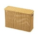 thumbnail image 1 of Cesta organizadora de ratán sintético, cesta tejida portátil rectangular multiusos L amarillo, 1 of 9