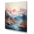 thumbnail image 2 of Designart "Bold And Majestic Blue Mountain I" Abstract Impressionism Canvas Prints, 2 of 7