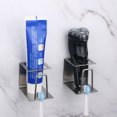 thumbnail image 4 of SHISUYAN Stainless Steel Wall Hanging Toothbrush Holder Bathroom Toothpaste Storage Rack Shelf Bathroom Accessory, 4 of 8