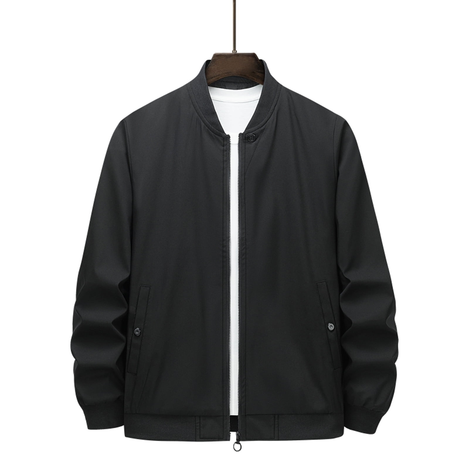 fvwitlyh Jackets for Men Sweaters Mens Autumn And Winter Casual Solid