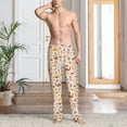 thumbnail image 4 of Salouo UAE Travel1 Print Pajama Pants for Men, Lounge Pants Elastic Waistband Casual Men's sleepwear Loungewear Sleep Pajama Pant -Medium, 4 of 7