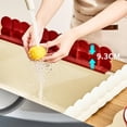 thumbnail image 6 of Silicone Sink Splash Guard, Flexible Water Barrier for Faucet Base, Prevents Countertop Mess during Dishwashing, Easy to Clean, by IHXORA, 6 of 8