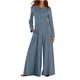 thumbnail image 3 of RKSTN Jumpsuits for Women Plus Size Zipper Wide Leg Romper Pants Womens Casual Solid Loose Fits Comfortable Zip Up Jumpsuit with Pockets, 3 of 9