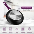 thumbnail image 7 of Chef's Star Aluminum Nonstick Cookware Pots and Pans Set, 11 piece (Purple), 7 of 7