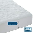 thumbnail image 3 of Luxury Satin Stripe Quilted Waterproof Mattress Pad, Long Twin, 3 of 5