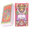 thumbnail image 1 of Cartas del Tarot, Cartas del Tarot de 80 barajas Cartas de la baraja del Tarot de adivinación Barajas de Tarot compactas y livianas, 1 of 8
