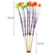 thumbnail image 2 of Cat Teaser Wand Fake Feather Creative Rainbow Cat Teaser Toy Cat Play Toy, 2 of 7