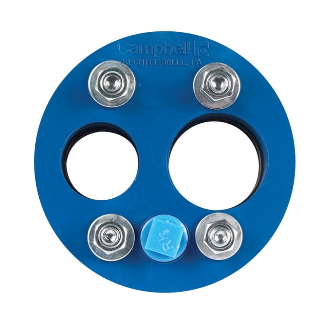 Plástico ABS Well Seal Campbell de 1-1/4 pulgadas con orificios de tubería de doble caída