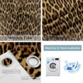 thumbnail image 6 of Blackout Curtains for Bedroom, Brown Leopard Print Room Darkening Window Drapes for Living Room, Classic Abstract Animal Patterned Thermal Insulated Grommet Curtains, 42x84 inch, 2 Panels, 6 of 9