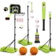 thumbnail image 1 of Set de canasta y pelota de baloncesto ZACEAC 4 en 1 para niños de 3 a 5 años, 1 of 7
