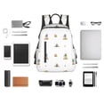 thumbnail image 6 of Balery Rabbit Blowing Dandelions Lightweight Backpack for Men and Women - Durable and Water-Resistant, Ideal for School, Work, Travel, and Everyday Use, 6 of 9