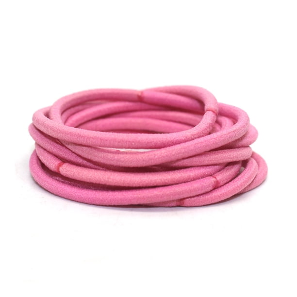 Guardurnaity 10 piezas de bandas para el cabello mixtas, elásticas, ajustables, decorativas, de alta elasticidad, soporte protector para coletas, Accesorio para el cabello Rosa oscuro