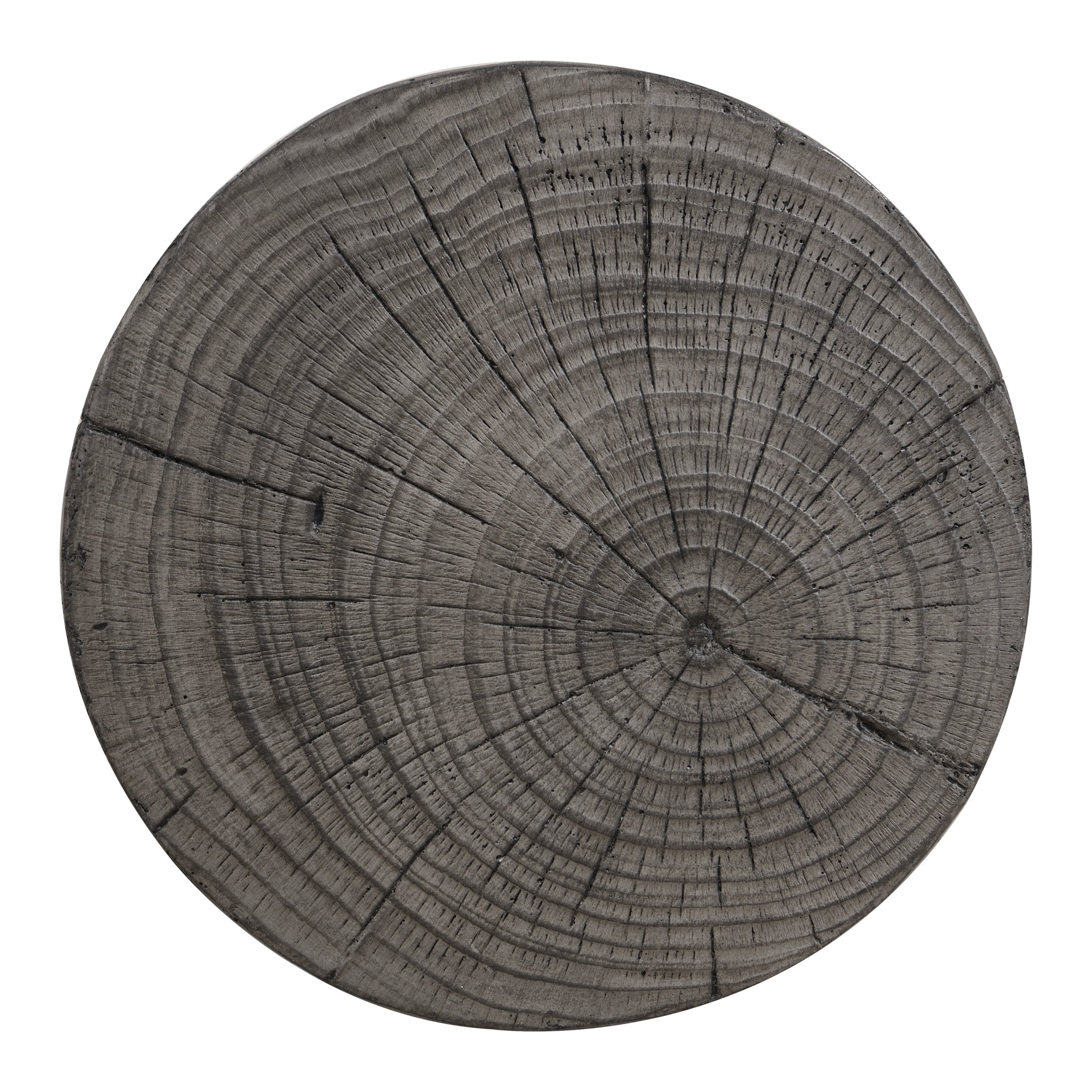 Christopher Knight Home 16.54" Indoor/Outdoor MGO Side Table with Hourglass Design, Gray