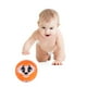 thumbnail image 2 of 1 pelota de fútbol inflable pequeña de PVC para niños, ideal para actividades al aire libre (fondo naranja con estampado de mono)., 2 of 5