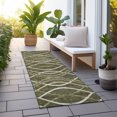 thumbnail image 6 of Addison Rugs Chantille Indoor/Outdoor Transitional Waves Olive Washable Runner Rug, 2'3" x 7'6", 6 of 6