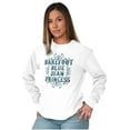 thumbnail image 4 of Bare Foot Buck Wild Cute Southern Women's Long Sleeve T Shirt Brisco Brands M, 4 of 6
