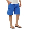 thumbnail image 4 of NOMADIC NOOK Men's Summer Holiday Drawstring Waist Solid Beach Board Shorts 2 Pack, 4 of 6