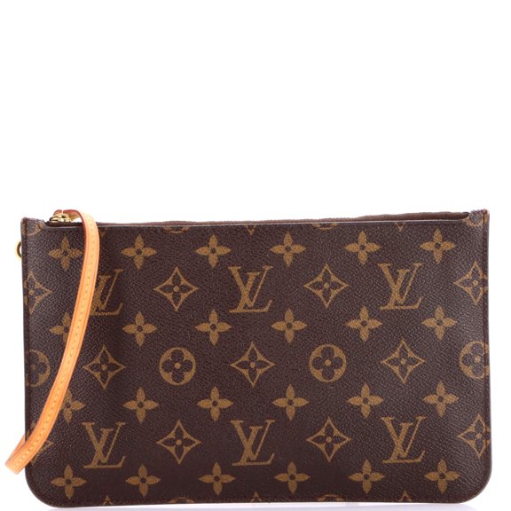 Pre-Owned Neverfull Pochette Monogram Canvas Large By Rebag