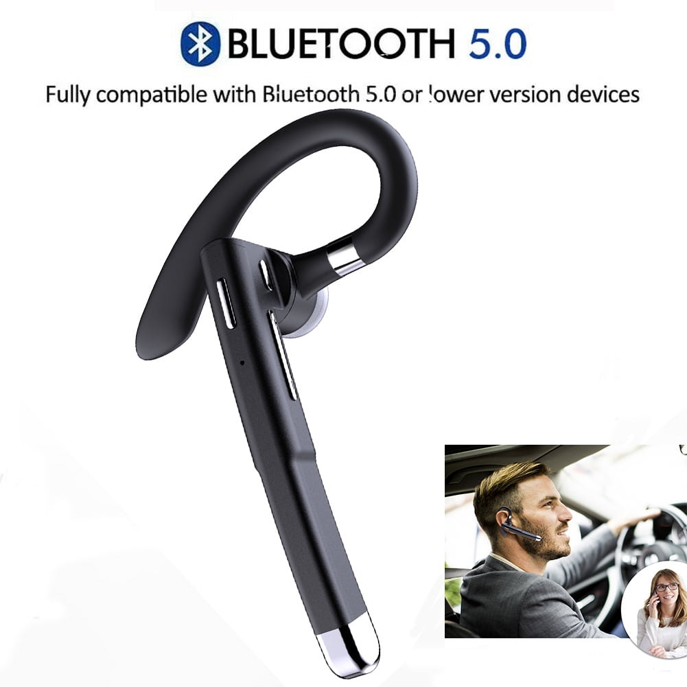 Bluetooth Earpiece for Cell Phone,Single Ear Hands-Free Wireless