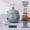 Gray, variant on Ceramic Garlic Storage Jar with Lid  Airtight Kitchen Canister for Fresh Garlic Cloves, Shallots, and Small Onions