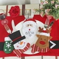 thumbnail image 1 of Artículos decorativos de Navidad de dibujos animados Diseño del hotel del restaurante Bolsas de cuchillos y tenedores Juegos de vajilla creativos Juegos de cuchillos y tenedores de muñeco de nieve para ancianos Sincero Electrónica, 1 of 5