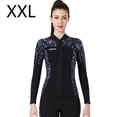 thumbnail image 2 of Soidarity BUCEO SAIL 3MM Traje de neopreno Tops Trajes de neopreno de primera Protección Trajes de buceo Canoa Buceo para aeróbic acuático Deportes acuáticos mujer gris XXL Soidarity OD003290-20, 2 of 6