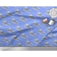 thumbnail image 2 of Soimoi Blue Cotton Duck Fabric Landscape & Reindeer Animal Fabric Prints By Yard 42 Inch Wide, 2 of 3