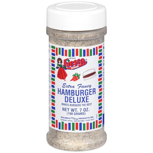 Fiesta Brand Hamburger Deluxe Seasoning, 7 oz jar