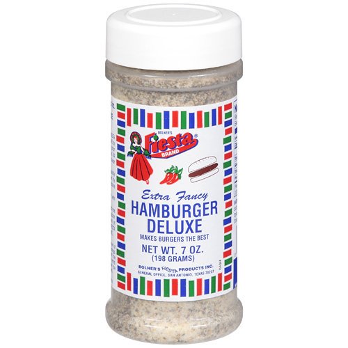 Fiesta Brand Hamburger Deluxe Seasoning, 7 oz jar