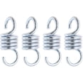 thumbnail image 1 of 4pcs Suspension Spring Hook Replacement Metal Swing Spring Hooks Hanging Spring Hooks Garden Accessories for Hanging Hammock Chair, Silver, 1 of 5