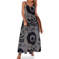 thumbnail image 1 of Vestido sin mangas de líneas y pliegues 3, vestido de noche para mujer, vestido de verano para mujer, vestidos de fiesta 2024, 1 of 7