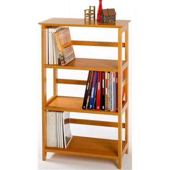 Honey Beechwood SHELFBOOK4-TIER