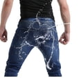 thumbnail image 4 of Takuey 2019 Waterproof Men Motorcycle Riding Pants Motocross Racing Jeans With 4 X Knee Hip Pads (XL, Blue), 4 of 4