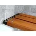thumbnail image 4 of 29 inch Malibu Removable Tri-Fold Bathtub Bench Seat, Teak Wood , 4 of 12