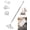 37 in, variant on Hands-Free Multi-Purpose Flat Mop - One Click Snap Grip Mop with Grope Thing Shark Tooth Grip, No Bending Over Floor Cleaner System with Universal Multi Cloth Clip Fitting Any Rags & Towels