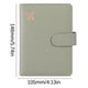 thumbnail image 2 of Bolsa de pasaporte de cuero con múltiples ranuras para tarjetas, protección multifuncional de identificación, cierre a presión, verde celadón, 2 of 2