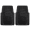 Black, variant on Auto Drive 2PC Rubber Floor Mats Diamond Plate Black- Universal Fit for Cars, Trucks,AD071714B