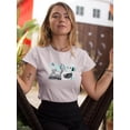 thumbnail image 2 of Retro Futuristic Collage T-Shirt Women -Image by Shutterstock, Female x-Large, 2 of 4
