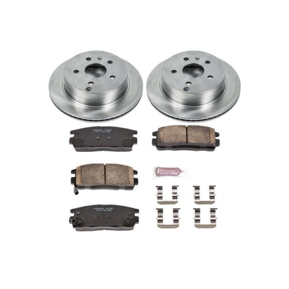 Powerstop KOE5558 PSBKOE5558 REAR DAILY DRIVER BRAKE KIT Fits select: 2010-2017 CHEVROLET EQUINOX, 2010-2017 GMC TERRAIN