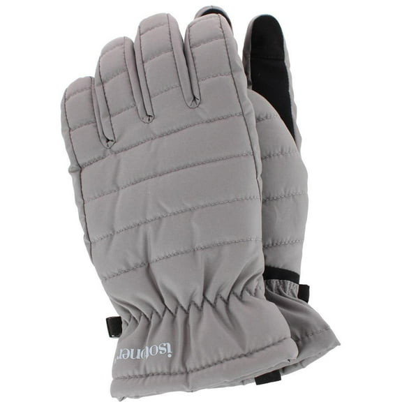 Isotoner Quilted Winter Glove with Gathered Wrist (Men)