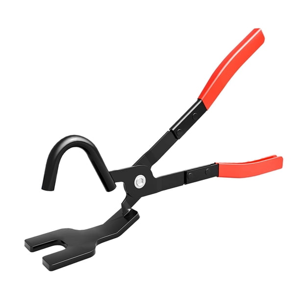 Alicates para desmontar soportes de escape de coche, antideslizantes, para levantar tubos de escape, para uso automotriz. Rojo