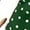 Green, variant on Women'S Floral Summer Dress Spaghetti Strap Midi Dress Backless Split Dress Vacation Beach Boho Dress Red S